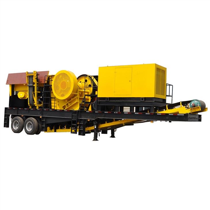 Mobile Jaw Stone Crushing Station